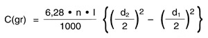 Formula de cálculo gramos de Lokfix S40